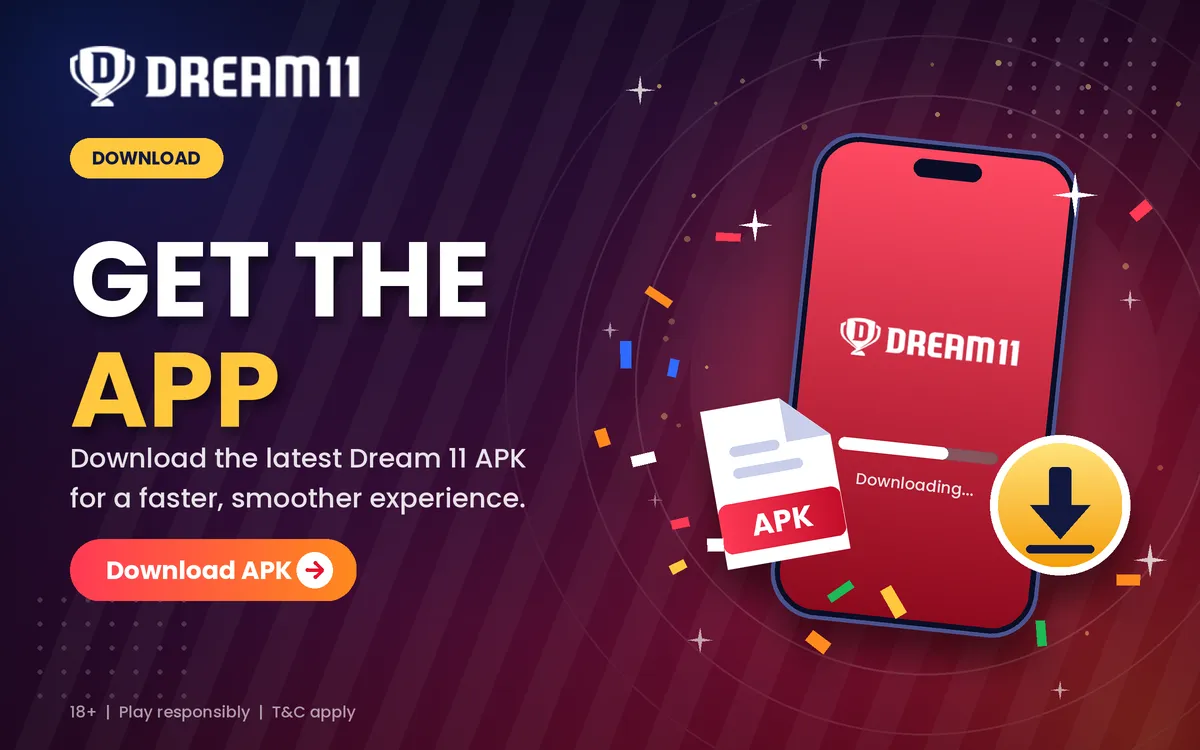 Download the official Dream11 app for Android and iOS