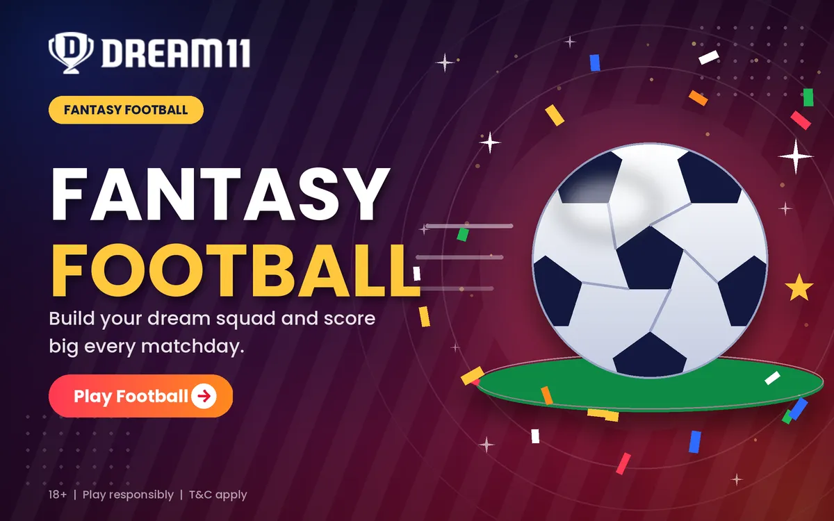 Dream11 fantasy football banner