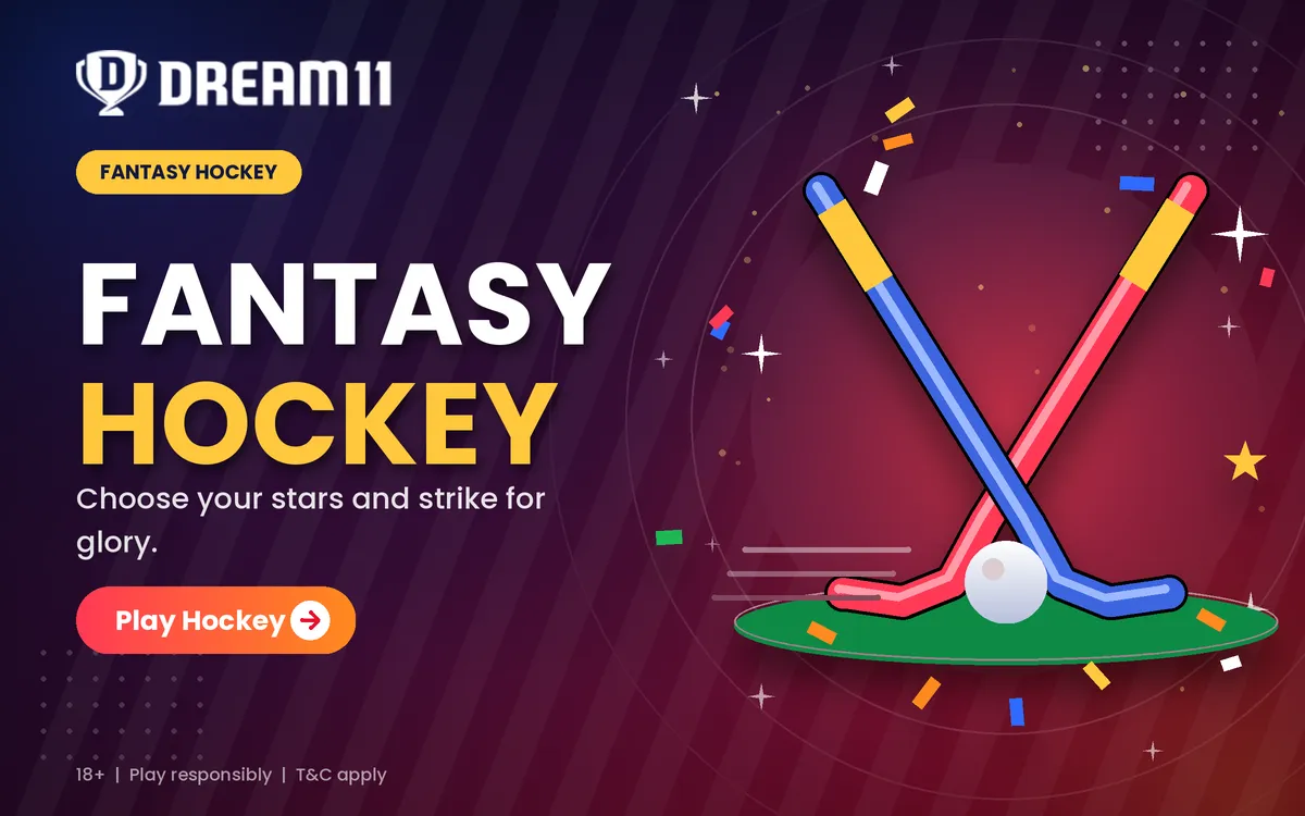 Dream11 fantasy hockey banner