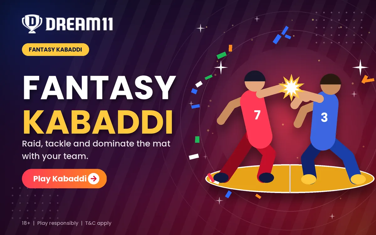Dream11 fantasy kabaddi banner