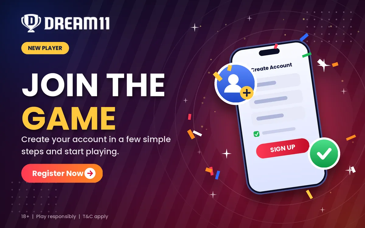 How to register a Dream11 account with your mobile number